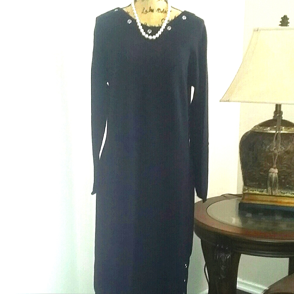 St. John Knits Pristine Condition Dress Black Pristine Condition Worn On…